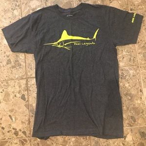 3/$10 Reel Legends Gray Yellow Medium  Shirt